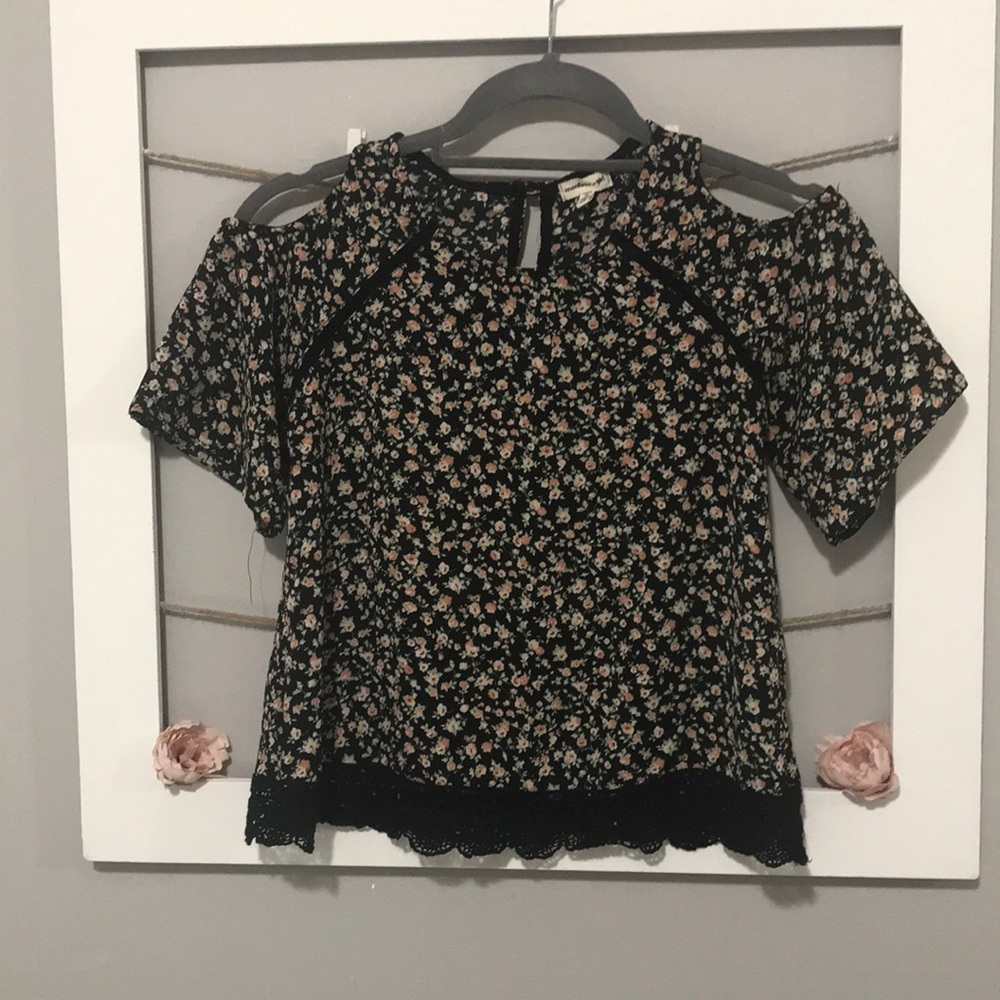 Girls flower blouse